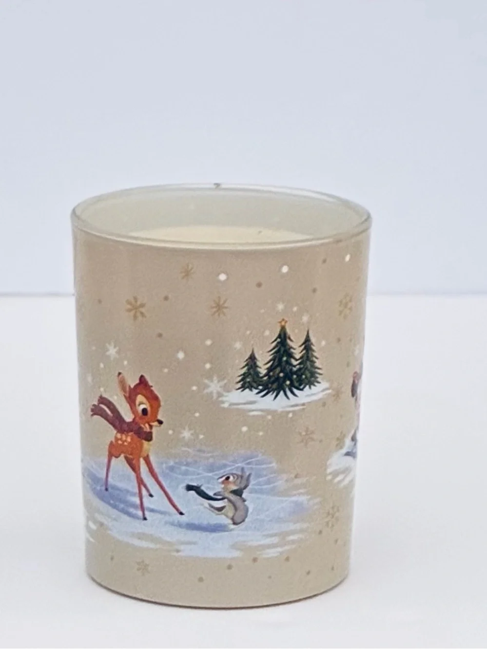 Disney Parks Christmas Mickey & Friends Holiday Light-Up Candle 5”